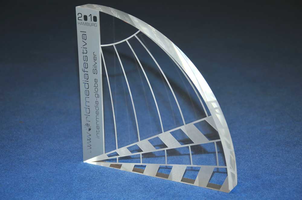 Intermedia Globe Awards silver medal, won at the 2010 World Media Festival.