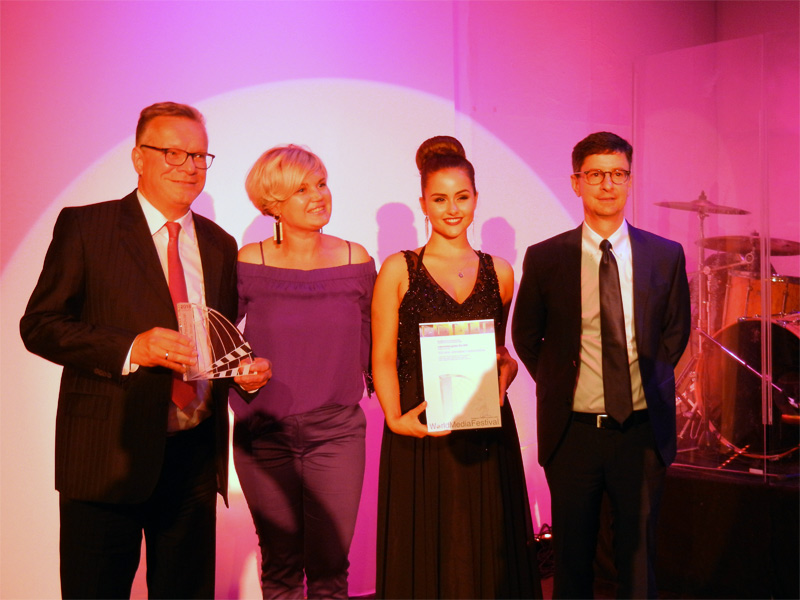 Frank Fuhrmann and Dr. Fernando Cantù at the awards ceremony.