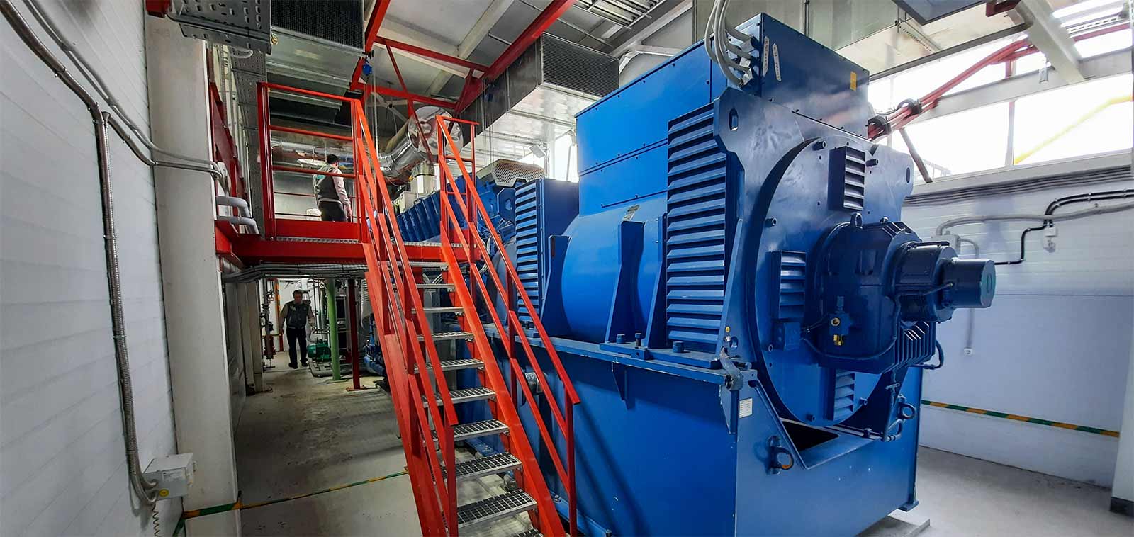 MWM TCG 2032 V16 gas engine installed at Sukhonsky Cardboard and Paper Mill LLC in Sokol